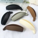 Banana Clip Simple Ponytail Vertical Banana Clip, Hair Accessories for Women, Summer Outing Versatile Vertical Clip, Hair Clasp, Elegant Hair Clip